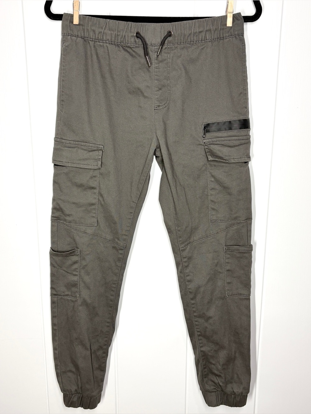 Ring of Fire Boys Youth Jogger Pants Size 14 Gray